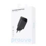Зарядний пристрій Proove Wall Charger USB-C+USB Silicone Power Plus 20W Black: Кількість USB-портів 2