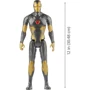 Фигурка HASBRO AVENGERS AVN серии Мстители 30 см E7878 AVN TITAN HERO FIGURE BLK GOLD IRON MAN (E3308_E7878): Пол Для мальчиков