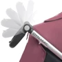 Прогулочная коляска El Camino Dynamic ME 1053 (rose): Ширина шасси 56 см