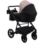 Коляска 2 в 1 Bair Kiwi кожа 100% BK-18/15 капучино - черный фото 7