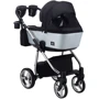 Коляска 2 в 1 Adamex Barcelona Polar (Chrome) BR615 (624636): Ширина шасси 58.5 см