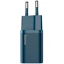 Зарядное устройство Baseus USB-C Wall Charger Super Si 20W Blue with Cable USB-C to Lightning (TZCCSUP-B03): Кабель в комплекте Lightning
