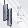 Адаптер Ugreen Adapter CM212 USB-C to USB-C+2хUSB 3.0+HDMI+RJ45+SD Gray (50852) фото 5