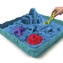 Набор песка для детского творчества - Kinetic Sand Замок Из Песка (голубой, 454 г, формочки, лоток)