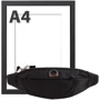 Чоловіча поясна сумка Volunteer чорна (GB1590-40-black): Тип ручки Без ручки, Поясной ремень