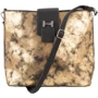 Женская сумка тоут Valiria Fashion золотистая (ODA6037-black-gold): Застежка Механическая