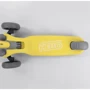 Самокат триколісний Best Scooter складаний алюмінієвий кермо, 3 колеса PU зі світлом Yellow / Grey (102028): Максимальне допустиме навантаження, кг 60