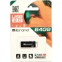 USB-флешка Mibrand 64GB Сhameleon Black USB 2.0 (MI2.0/CH64U6B): Объем памяти 64 GB