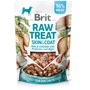 Лакомства Brit Raw Treat freeze-dried Skin and Coat для собак рыба и курица 40 г (8595602564446)