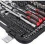Набір інструментів INTERTOOL Storm 1/2 "3/8" 1/4 "(ET-8219): Упаковка пластиковий кейс
