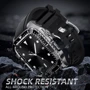 Аксесуар для Watch Rubber TPU Strap with Stainless Stell Case Black/Silver (FLS181108) для Apple Watch 44/45/49mm Ultra фото 5