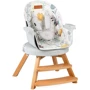 Стульчик для кормления MoMi WOODI (цвет - flowers)