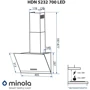Витяжка Minola HDN 5232 WH/INOX 700 LED: Тип фільтра повітря Рециркуляція, Відведення