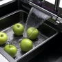 Кухонная мойка Lefton 33x22 Inch Waterfall Faucet Kitchen Sink with Digital Temperature Display & LED Lighting-KS2207L: Наличие крыла Нет