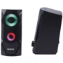 Акустична система Maxxter CSP-U002RGB Black: Вихідна потужність колонок 2x3 Вт