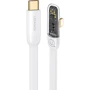 Кабель Usams Cable USB-C to Lightning Right-Angle PD 20W 1.2m White (US-SJ583)