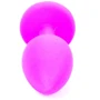 Анальная пробка Boss Series - Jewellery Pink Silicon PLUG Medium Light Blue (BS6400085)