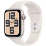 Apple Watch SE 2 2024 40mm GPS Starlight Aluminum Case with Starlight Sport Band - M/L (MXEG3QH/A) UA