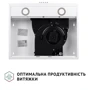 Вытяжка Perfelli PL 6002 W LED: Материал корпуса крашенный металл