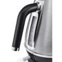Электрочайник DeLonghi KBI 2001 M: Цвет нержавеющая сталь