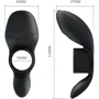 Виброкольцо LYBAILE Pretty Love Vibration Penis Sleeve Black (BI-210198)