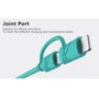 Кабель Usams USB Cable to Lightning/microUSB 2in1 U-Gee 1m Black (US-SJ077): Тип USB-C - Lightning