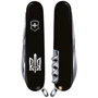 Мультитул Victorinox Huntsman Ukraine 91мм/15 функцій/чорний /Трезубець ОУН (1.3713.3_T0300u): Тип мини-мультитул