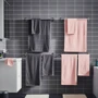 Полотенце ІКЕА VAGSJON 30х30 см 4 шт. темно-серое (40353622): Состав хлопок