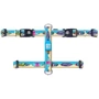 Шлейка для собак Max & Molly Urban Pets H-Harness - Aloha/L 2 см 70-98 см голубая (4894512050761) фото 3