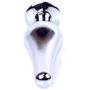 Анальная пробка с кристаллом BOSS of TOYS Boss Series - Jewellery Silver BUTT PLUG Green, BS6400078