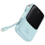 Внешний аккумулятор Baseus Power Bank 10000mAh Qpow Pro Digital Display Fast Charge Power Bank 20W Blue (PPQD020003): Особенности быстрая зарядка, С дисплеем