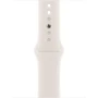 Apple Watch Series 10 42mm GPS + Cellular Gold Titanium Case with Starlight Sport Band - M/L (MX073)