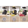 Мясорубка Bosch Series 4 MFWS430B: Дополнительные возможности Прорезиненные ножки, функция Реверс, Щетка для очистки, защита от перегрева