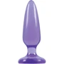 Анальная пробка Pleasure Plug Small, 10х3,5 см, пурпурный