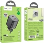 Зарядний пристрій Hoco Wall Charger N42 Elogiado 2xUSB-C 45W Black: Тип сетевое