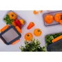 Емкость для хранения Herevin Combine Orange 1.3 л (161421-567): Крышка пластик