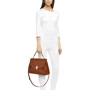 Жіноча сумка-сетчел Furla Sleek M Top Handle 03B00 коричнева (BZP0ABRHSF00003B00): Стать жіночий