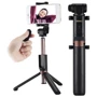 Remax P9 Aluminum Selfie Stick Tripod with Bluetooth 100cm Black: Цвет черный