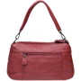Женская сумка через плечо Borsa Leather красная (K1840-red): Страна производитель Тайвань
