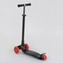 Самокат детский пластмассовый с алюминиевой трубкой руля + 4 колеса Black/Red (74310): Тип тормоза ручной