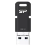 USB-флешка Silicon Power 64GB Mobile C50 USB 3.1/Type-C/microUSB Black (SP064GBUC3C50V1K): Стандарт USB USB Type-C / USB 3.1 / Micro USB