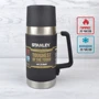 Термос Stanley Master Foundry Black 0.7 л (6939236350723): Материал колбы нержавеющая сталь