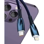 Кабель Baseus Cable USB-C to Lightning Glimmer Series Fast Charging Data 1m Blue (CADH000003) фото 6