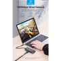Адаптер Vention Adapter USB-C to HDMI+3xUSB3.0+RJ45+PD 87W (TFFHB) фото 5