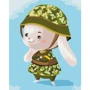 Картина по номерам Brushme Зайчик из ВСУ © Екатерина Валерьева 40х50 см (BS53157)