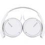 Наушники Sony MDRZX110 White: Тип конструкции накладные