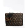 Женская сумка через плечо Guess Cordelia Logo темно-коричневая (HWQB8377210-BNL)