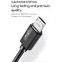 Кабель T-PHOX USB Cable to microUSB Nets 30cm Black (T-M801 Black) фото 5