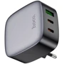 Зарядний пристрій Hoco Wall Charger 2xUSB-C+USB CS33A Amanecer 30W Black: Кабель в комплекті отсутствует