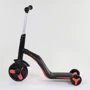 Самокат детский 3в1 Best Scooter с PU колёсами (свет+музыка) - Red (80454): Материал колес полиуретан